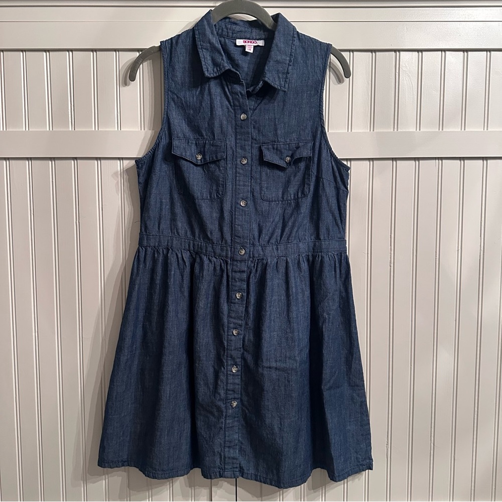 BONGO Blue Denim Top